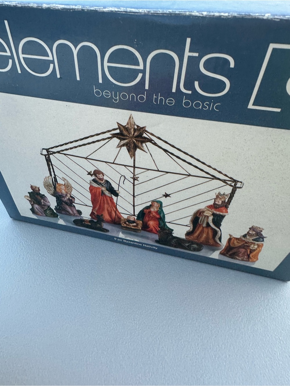 Element Multi-Color Nativity Figurine Set with Gold Star